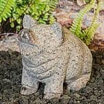 Siddende gris 25 cm Rosa