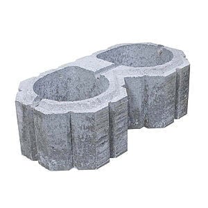 Plantesten 50x25x15 cm Grå Type 8