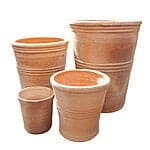 Græske krukker "Astra" S/4 Ø55/43/33/25 H70/55/40/25