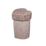 Hjerte Skammel Rosa 40 cm