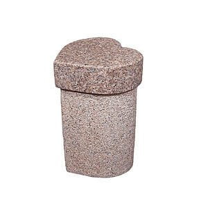 Hjerte Skammel Rosa 40 cm