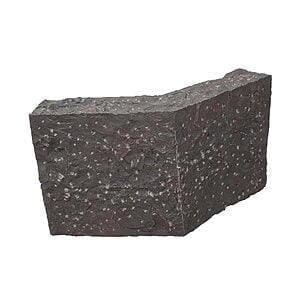 Granit hjørne 45 grader 8x25x25x25 cm Sort G685