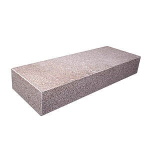 Granit trappetrin 100x35x15 cm Lige 1 trin Rødgrå G354