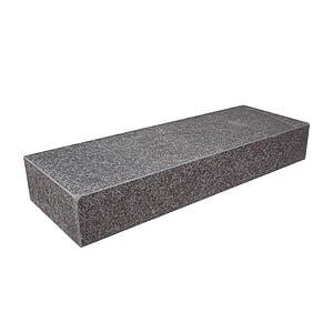 Granit trappetrin 100x35x15 cm Lige 1 trin Sort G684