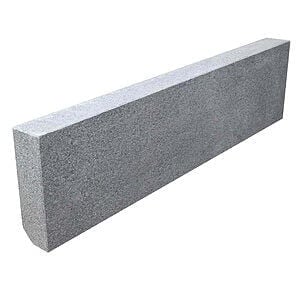 Granit kantsten 8x25x100 cm Mørkgrå G654 Stokhugget