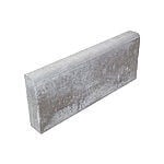 Kantningssten 6x20x50 cm Grå Rund overkant