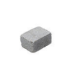 Herregårdssten/Holmegårds Afraspede 14x10,5x7 cm Grå Halve