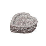 Hjerteformet Fuglebad 25x25 cm.