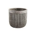 Urtepotte "House" 14x14 cm Antikgrå