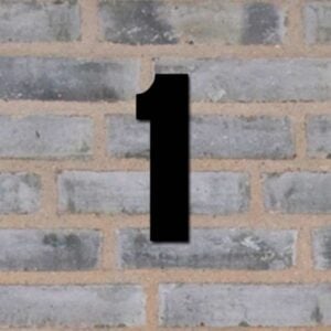 Husnummer i sort - 20 cm