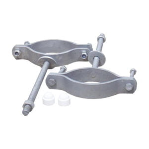 Spændebeslag til 11 og 12 m. flagstang i fiberglas