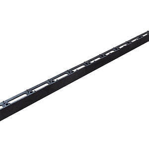 Kantsikring "Snapedge" i sort plast 12-pak á 2,44 meter