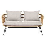 Sofa 2 personer "Karla" m hynder B142xD72xH62 cm