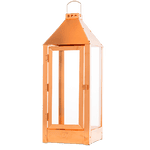Kobber Lanterne "Maxi" 22,5x22,5x60 cm