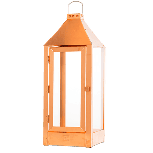Kobber Lanterne "Maxi" 22,5x22,5x60 cm