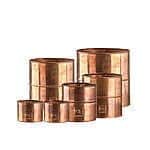 Kobber urtepotter sæt m 6 stk Ø8/10/12/14/16 x H6/10/12/14/16 cm