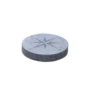 Kompassten mørkegrå Ø30xH6 cm