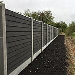 Sort komposit XL klink - komplet sæt