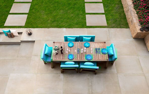 laegning af udendoers keramiske fliser relateret