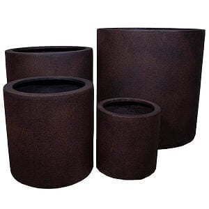 Letvægtskrukke "kobber" S/4 Ø55/45/35/26 H55/45/35/26