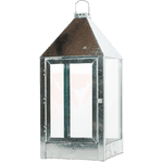 Galvaniseret Lanterne "Mega" 32x32x70 cm