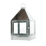 Galvaniseret Lanterne "Mega Quadro" 32x32x52 cm