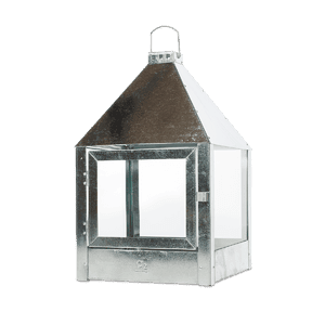 Galvaniseret Lanterne "Mega Quadro" 32x32x52 cm