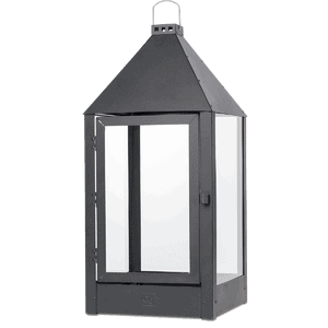 Sort Lanterne "Mega" 32x32x70 cm