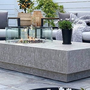 Ildbord "Metropolis" 142x81x35 cm