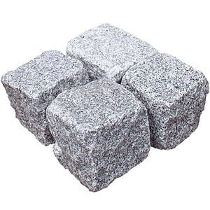 Granit chaussesten 8-10x8-10x8-10 cm Mørkegrå Roriz