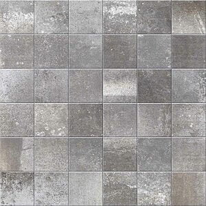Milano 30x30x1 cm Mosaik 5x5 "Stål"