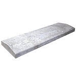 Murafdækning Rustik 38x99x5/7 cm Grå