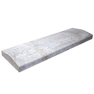 Murafdækning Rustik 38x99x5/7 cm Grå