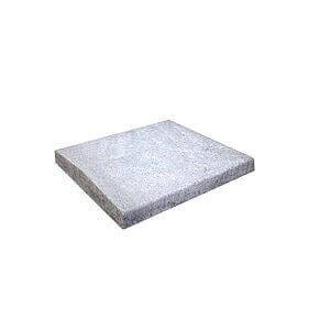 Murafdækning Rustik Ende 30x49x5/7 cm Grå