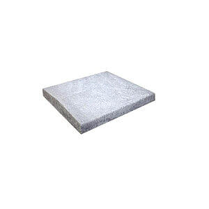 Murafdækning Rustik Ende 38x49x5/7 cm Grå