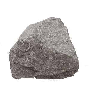 Vandsten "Natur" i mørkgrå Ca. 40 cm
