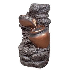 Vandsten "Neva-2" med pumpe, vandbeholder og lys 39x31x69 cm