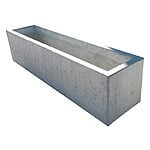 Plantekummer Nordicserien 50x200x50 cm Grå