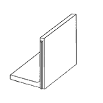 ParkLine Støttemur 160 - 95x120x10 cm Grå
