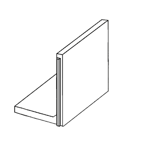 ParkLine Støttemur 160 - 95x120x10 cm Grå