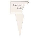 Planteskilt - Pas På Hunden Bider 10x19 cm