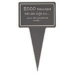 Planteskilt - 8000 Danskere Har Sex….. 10x19 cm