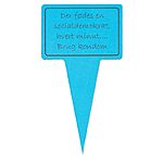 Planteskilt - Der Fødes En Socialdemokrat…. 10x19 cm