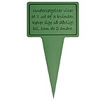 Planteskilt - Undersøgelser viser at 1 ud af 3…… 10x19 cm