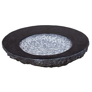 Rund fuglebad Ø50 med poleret kant 