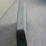 Fortovskantsten 9/12x30x78 cm Grå R. 8,0 m. indvendig