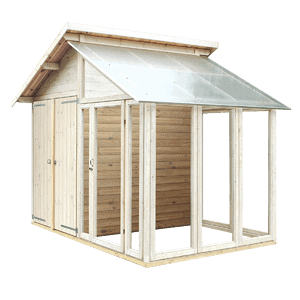 Redskabsrum / Drivhus 6,6 m²