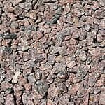 Granitskærver i rød/brun 8 - 16 mm (lille) 1000 kg bigbag