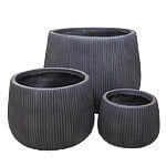 Neo krukke sort D24/34,5/50xH16/24/36 cm