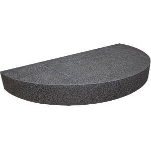 Granit trappetrin 150x75x15 cm Buet 1 trin Sort G684